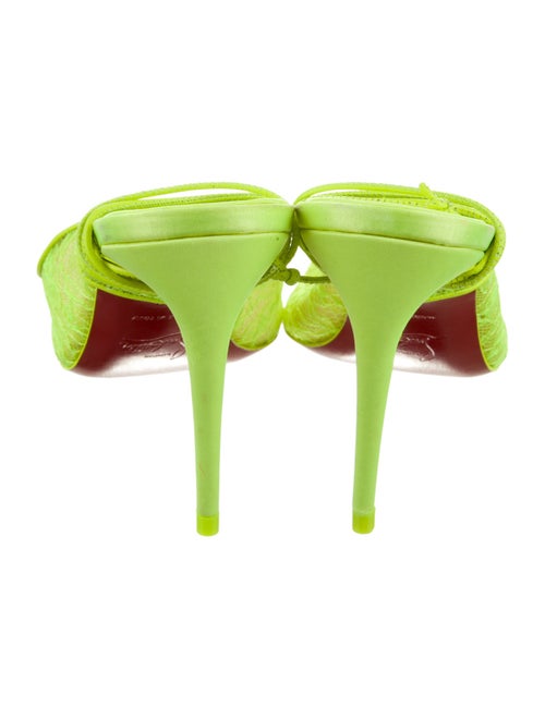 Christian Louboutin Lace Slingback Pumps