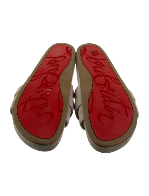 Christian Louboutin Suede Slides