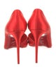 Christian Louboutin Satin D'Orsay Pumps