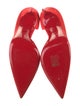 Christian Louboutin Satin D'Orsay Pumps