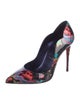 Christian Louboutin Patent Leather Printed Pumps