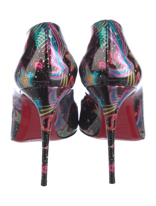 Christian Louboutin Patent Leather Printed Pumps