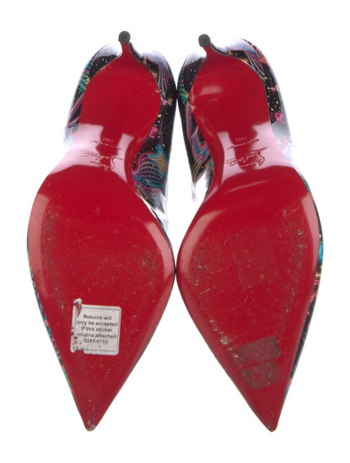 Christian Louboutin Patent Leather Printed Pumps
