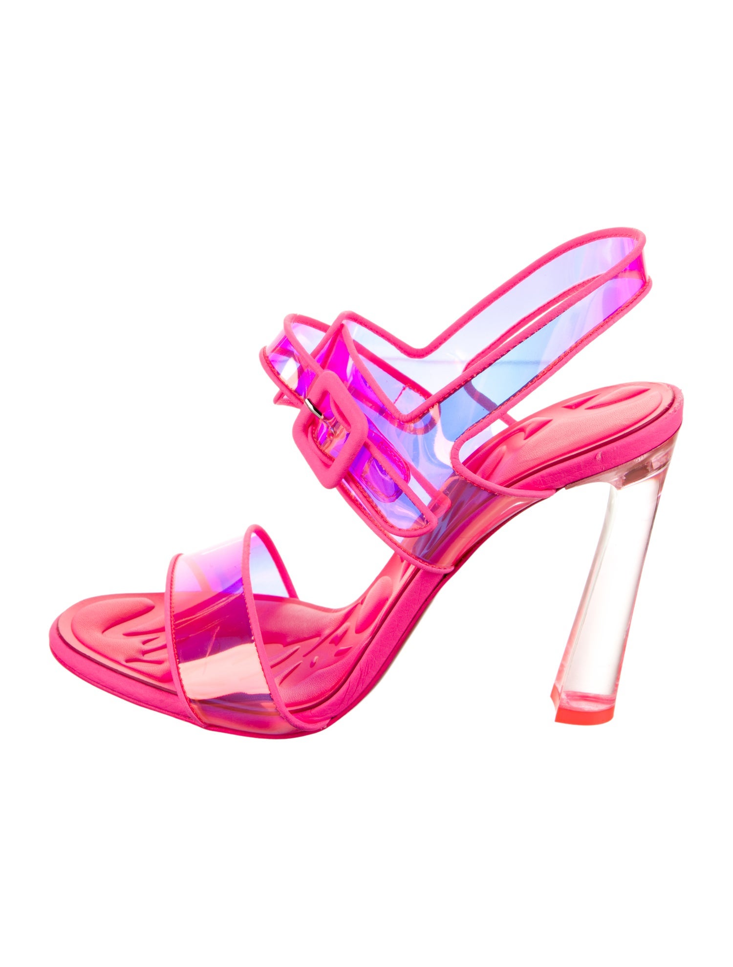 Christian Louboutin PVC Slingback Sandals