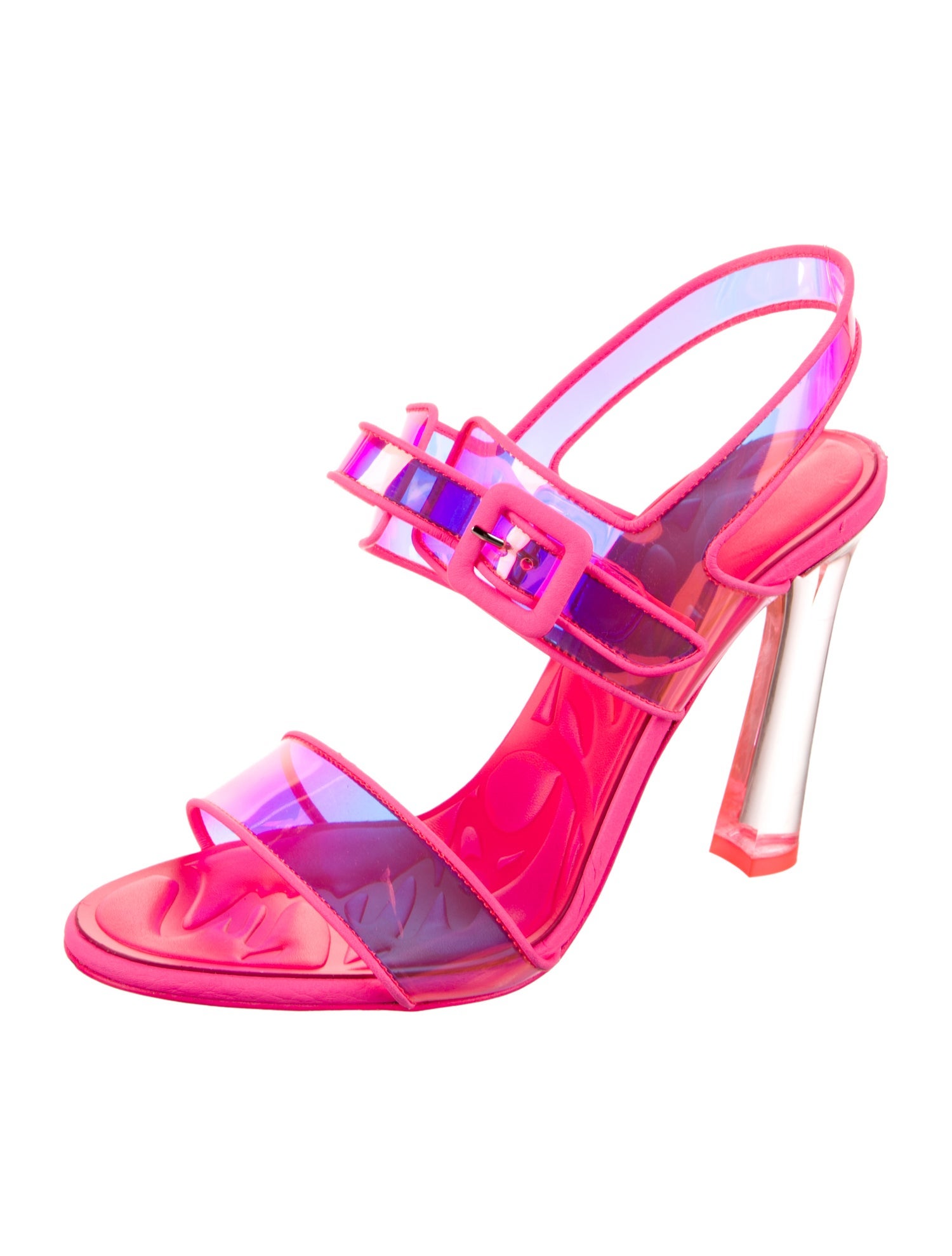 Christian Louboutin PVC Slingback Sandals