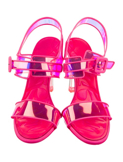 Christian Louboutin PVC Slingback Sandals