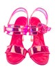 Christian Louboutin PVC Slingback Sandals