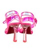 Christian Louboutin PVC Slingback Sandals