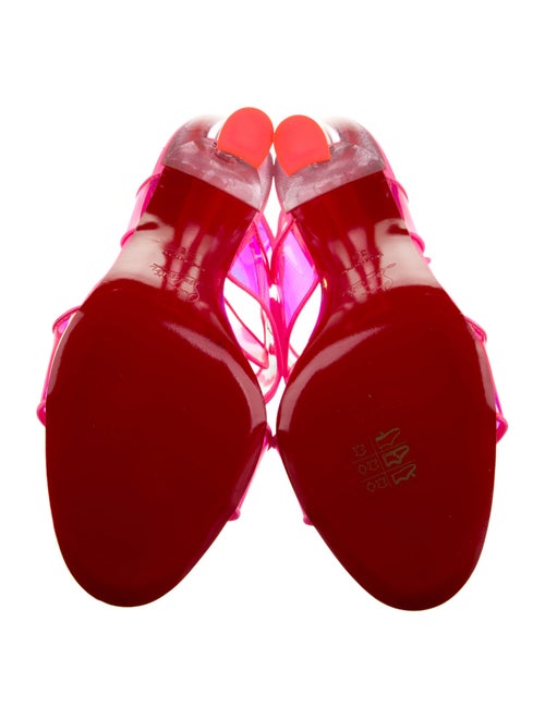 Christian Louboutin PVC Slingback Sandals