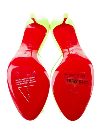 Christian Louboutin PVC Slides
