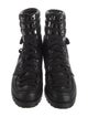 Christian Louboutin Leather Combat Boots