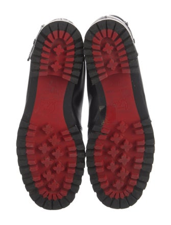Christian Louboutin Leather Combat Boots