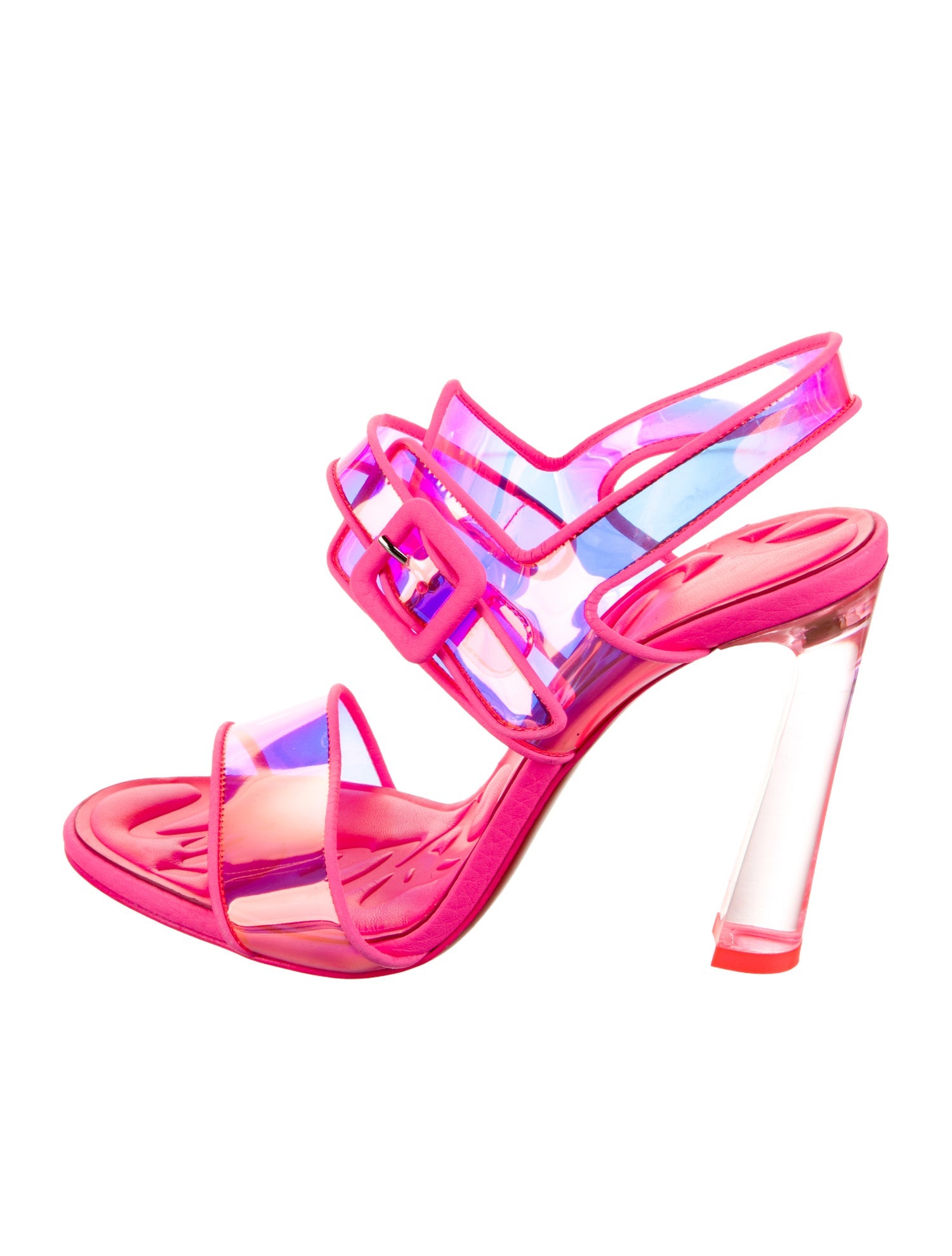 Christian Louboutin PVC Slingback Sandals
