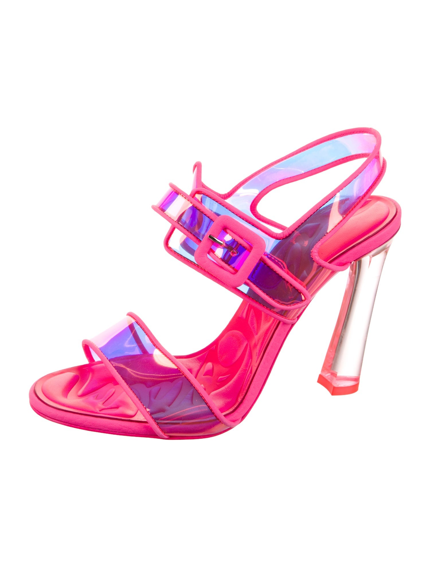 Christian Louboutin PVC Slingback Sandals