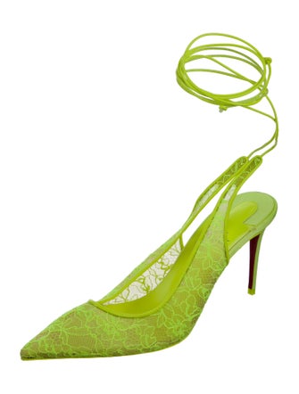 Christian Louboutin Lace Lace Pattern Pumps