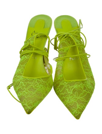 Christian Louboutin Lace Lace Pattern Pumps