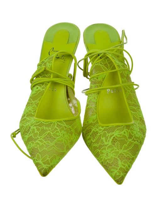 Christian Louboutin Lace Lace Pattern Pumps