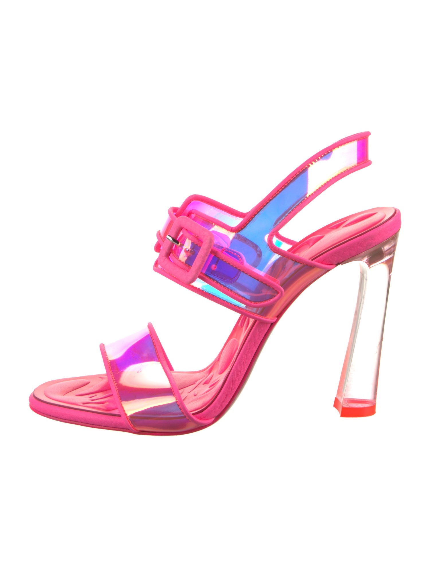 Christian Louboutin PVC Slingback Sandals