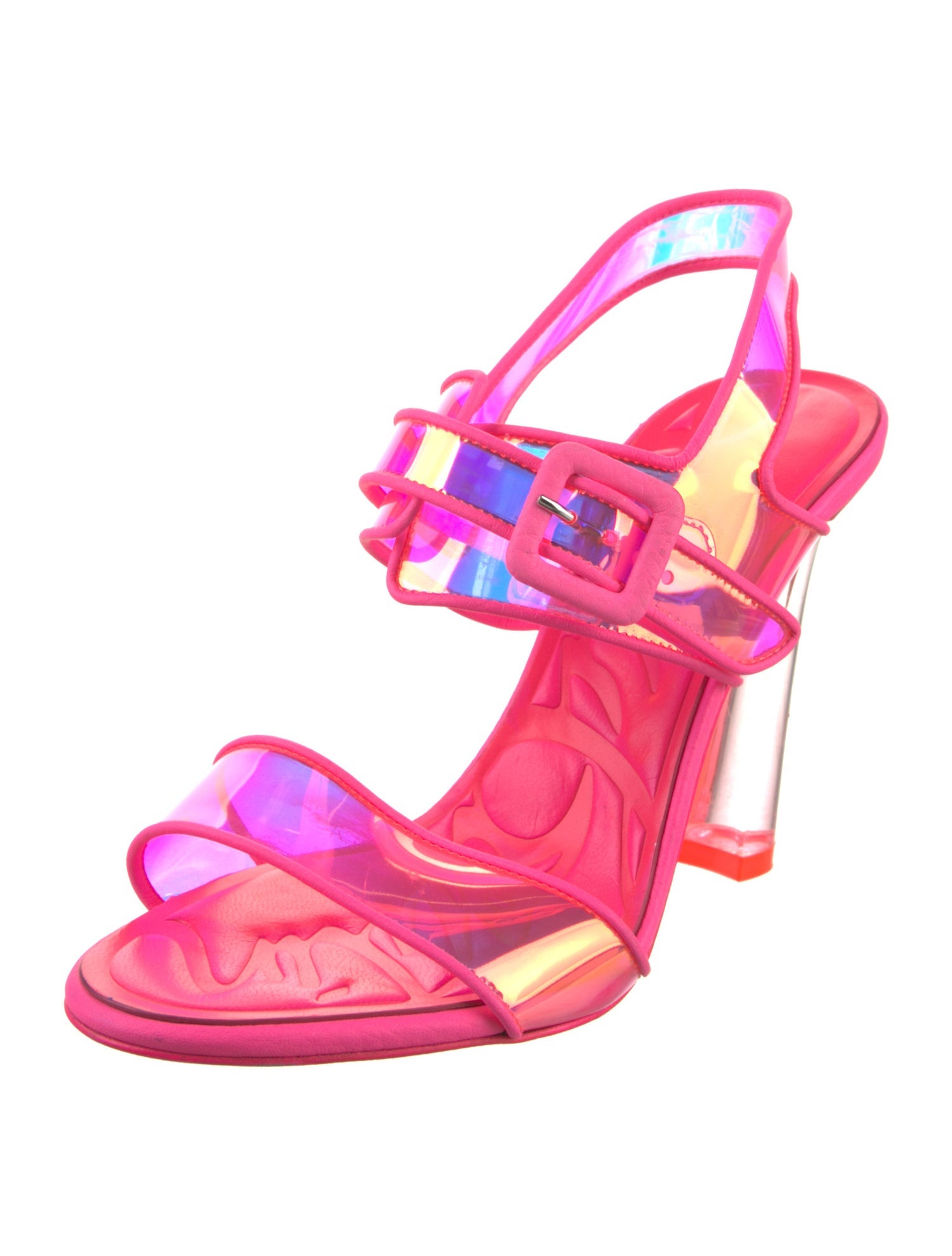 Christian Louboutin PVC Slingback Sandals