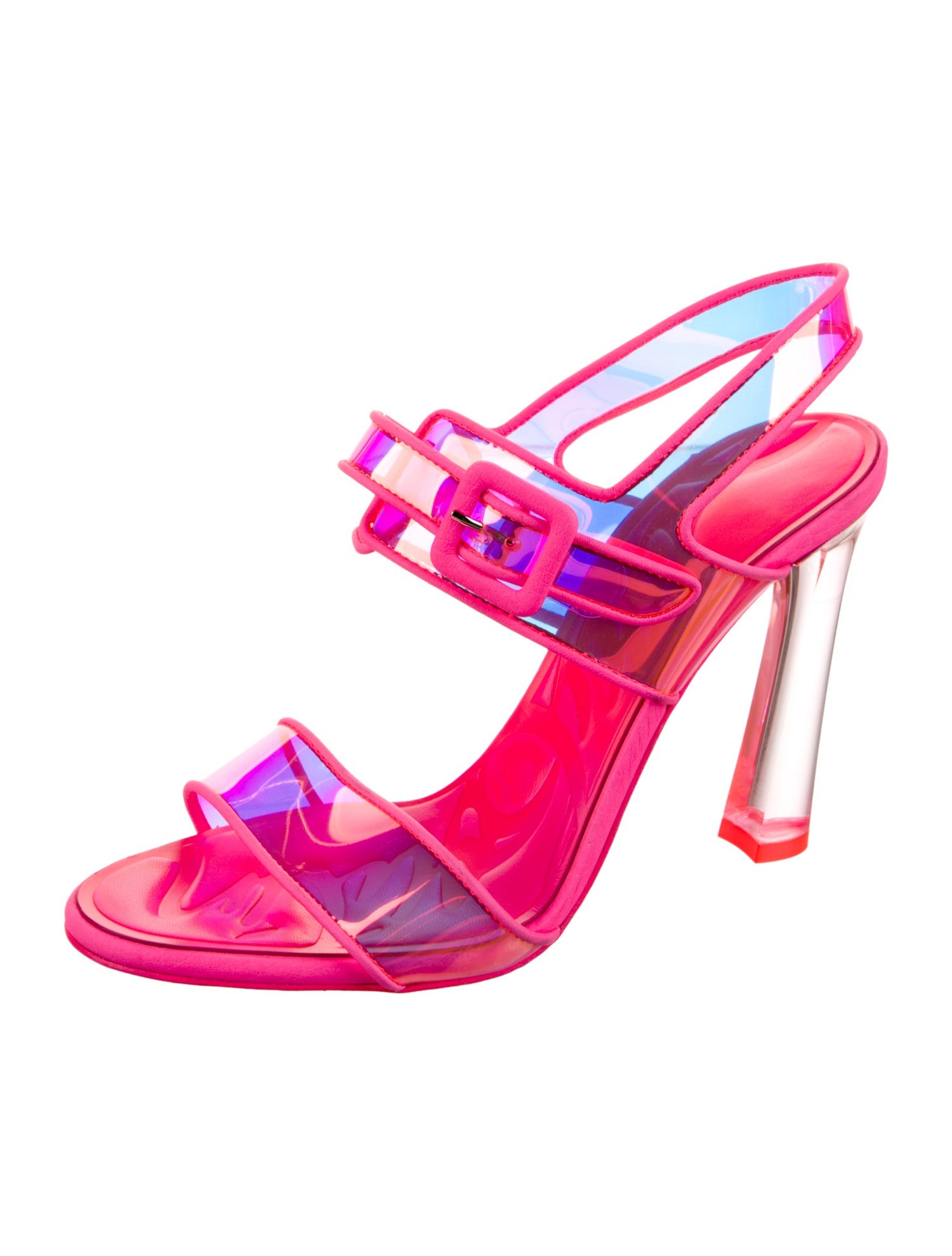 Christian Louboutin PVC Slingback Sandals