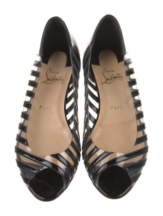 Christian Louboutin PVC Printed Ballet Flats