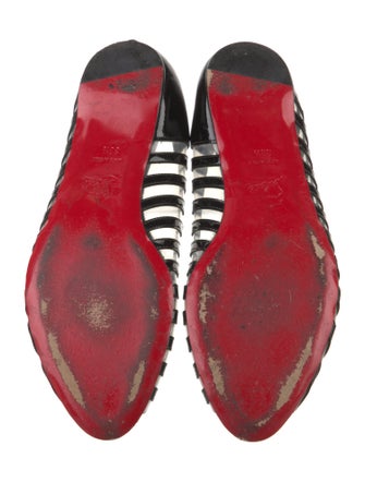 Christian Louboutin PVC Printed Ballet Flats