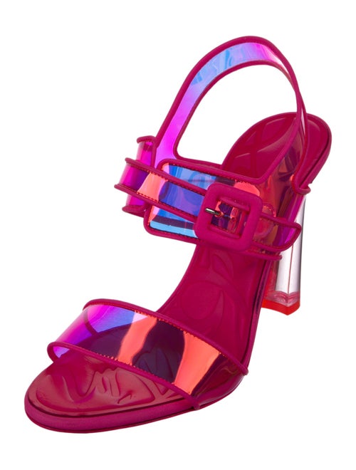 Christian Louboutin PVC Slingback Sandals