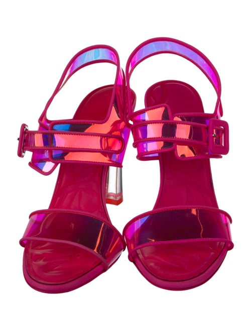 Christian Louboutin PVC Slingback Sandals