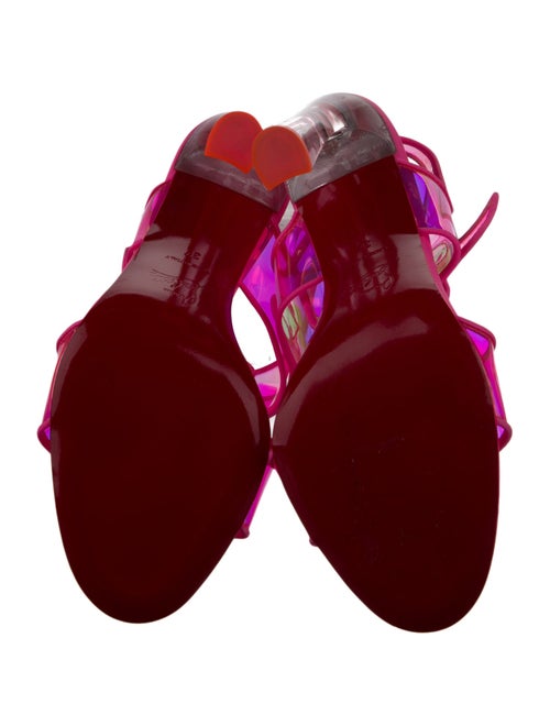 Christian Louboutin PVC Slingback Sandals