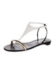 Christian Louboutin Leather T-Strap Sandals