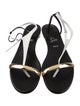 Christian Louboutin Leather T-Strap Sandals