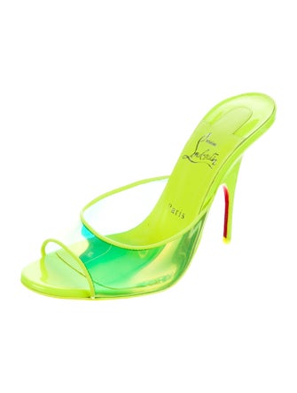 Christian Louboutin Patent Leather Slides