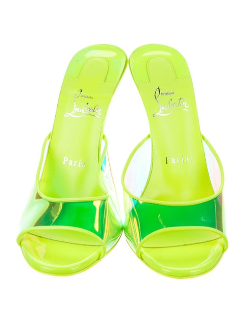 Christian Louboutin Patent Leather Slides