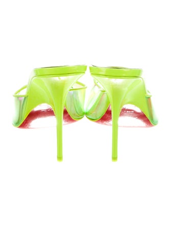 Christian Louboutin Patent Leather Slides