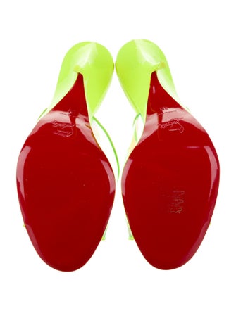 Christian Louboutin Patent Leather Slides
