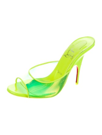 Christian Louboutin Patent Leather Slides