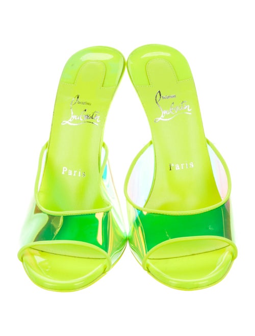 Christian Louboutin Patent Leather Slides