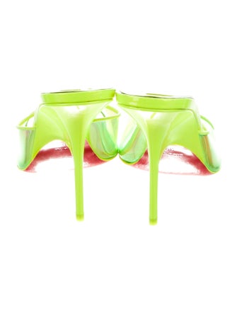 Christian Louboutin Patent Leather Slides