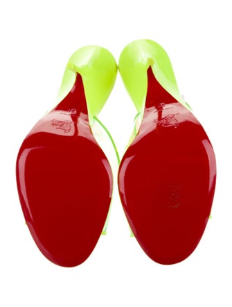 Christian Louboutin Patent Leather Slides