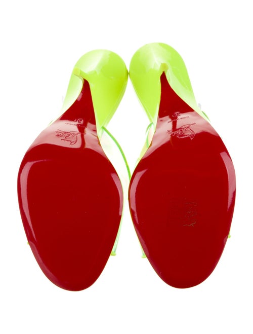 Christian Louboutin Patent Leather Slides