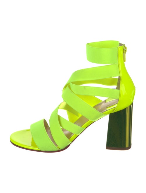 Christian Louboutin Leather Trim Embellishment Sandals