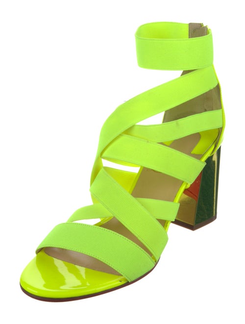 Christian Louboutin Leather Trim Embellishment Sandals