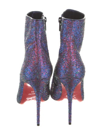 Christian Louboutin Leather Printed Boots