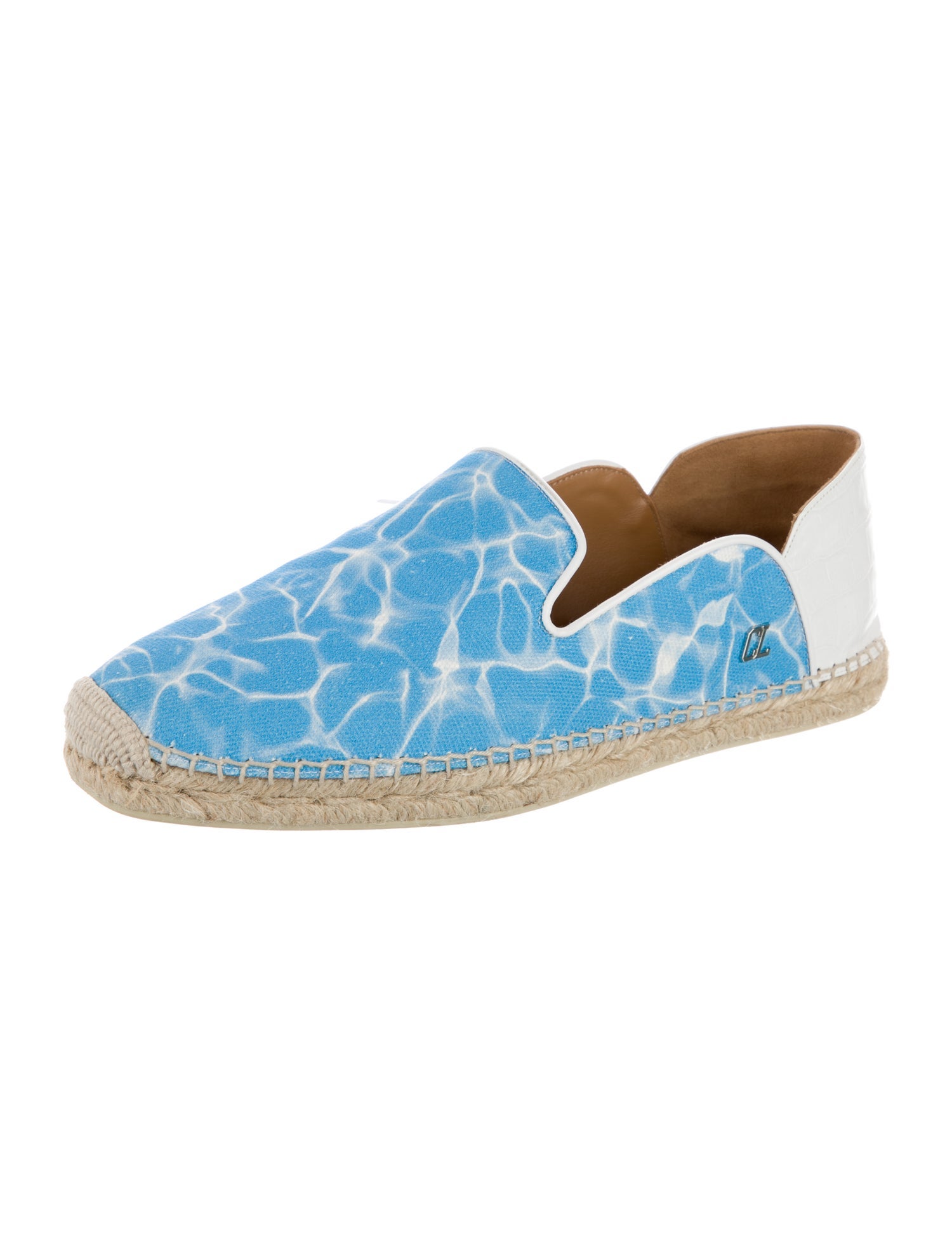 Christian Louboutin Canvas Printed Espadrilles