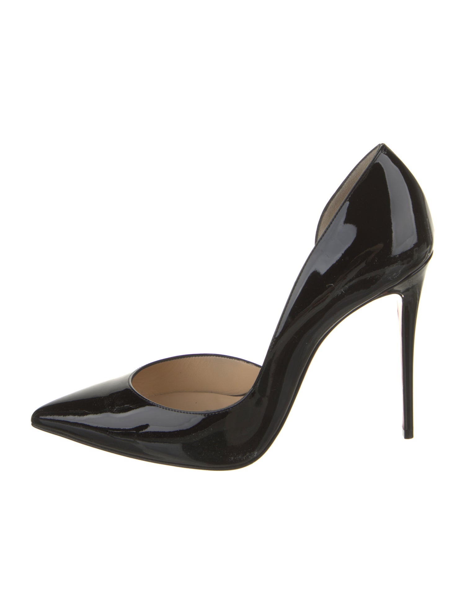 Christian Louboutin Patent Leather D'Orsay Pumps