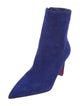 Christian Louboutin Suede Sock Boots