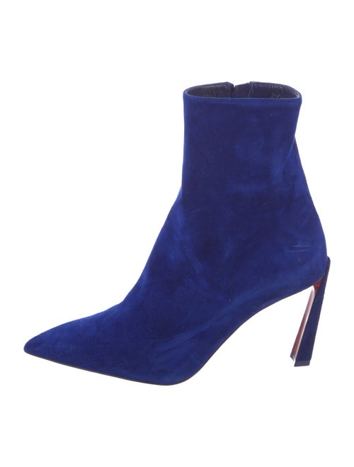 Christian Louboutin Suede Sock Boots