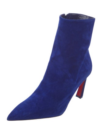 Christian Louboutin Suede Sock Boots
