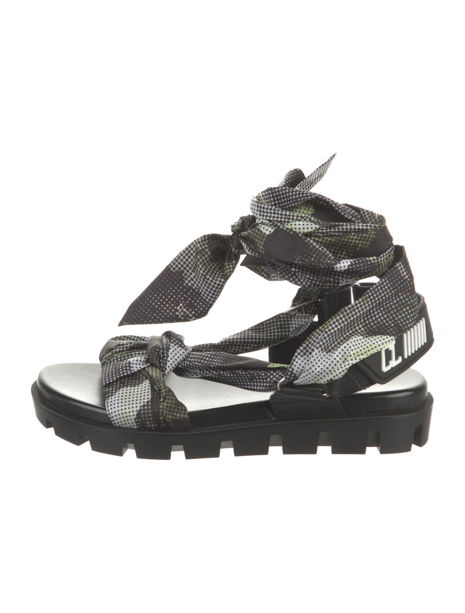 Christian Louboutin Printed Gladiator Sandals