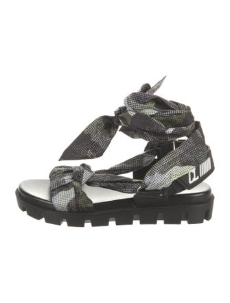 Christian Louboutin Printed Gladiator Sandals